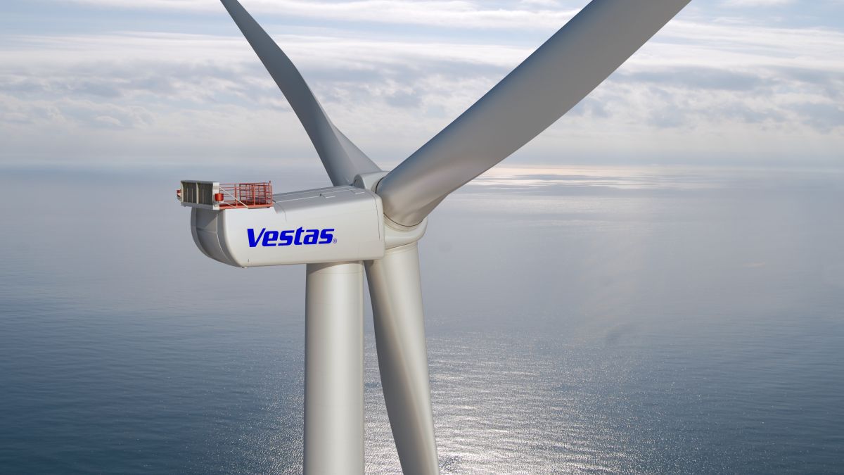 Гигантская турбина от компании Vestas